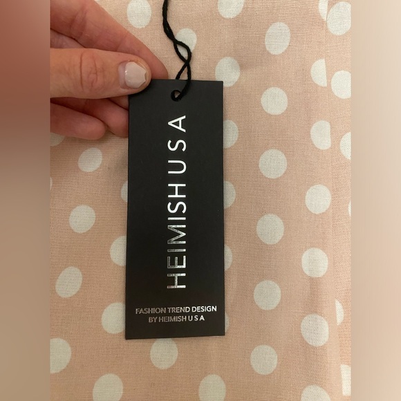 Heimish Pink And White Polka Dot Shorts Size Large - Picture 4 of 5